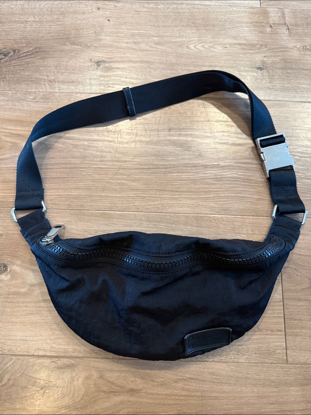 Rebecca Minkoff Women’s Black Crossbody Waist Bag - Sleek Everyday Carry
